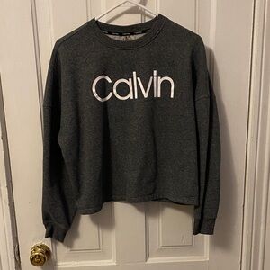 Calvin Klein Dark Gray Crew Neck Sweater